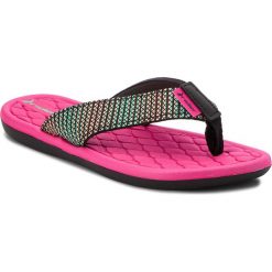 Japonki RIDER - Cloud V Fem 82223 Black/Pink 20753. Czarne klapki damskie Rider, bez wzorów, z tworzywa sztucznego, bez obcasa. Za 99,99 zł.