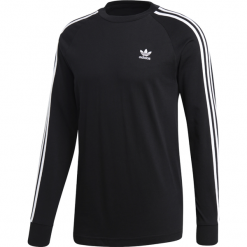 ADIDAS ORIGINALS 3 STRIPES > DV1560. Koszulki męskie Adidas, s, bez wzorów, z bawełny, sportowe, bez kołnierzyka, z długim rękawem, długie. Za 149,99 zł.