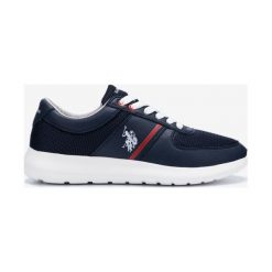 U.S. Polo Assn Dillier Tenisówki Niebieski. Niebieskie trampki męskie U.S. Polo Assn., bez wzorów, z materiału, bez zapięcia. Za 292,95 zł.