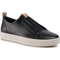 Sneakersy ECCO - Soft 8 Lx 46021450263 Black/Powder. Czarne sneakersy męskie ecco, ze skóry. W wyprzedaży za 449,00 zł.