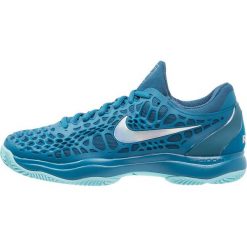 Nike Performance AIR ZOOM CAGE 3 CLY Obuwie do tenisa Outdoor green abyss/metallic silver/blue force. Czarne buty do tenisa mÄ™skie marki Asics. Za 549,00 zł.