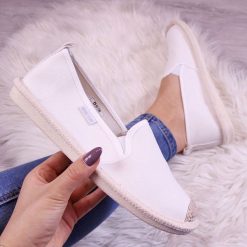 Tomsy damskie: Espadryle damskie tenisówki białe Big Star AA274094