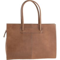 Torebki klasyczne damskie: Skórzana torebka „Olbia” w kolorze karmelowym – 40 x 30 x 12 cm