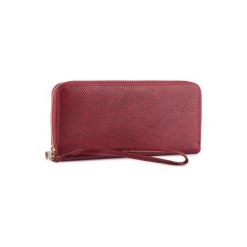 ACCCESSORIES 1W1-019-AW19 Czerwony. Czerwone portfele damskie ACCCESSORIES, bez wzorów, ze skóry ekologicznej. Za 39,99 zł.
