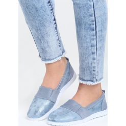 Trampki damskie slip on: Niebieskie Slip On Trey Day