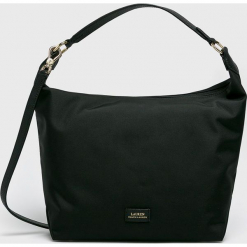Lauren Ralph Lauren - Torebka. Szare shopper bag damskie Lauren Ralph Lauren, w paski, z materiału, na ramię, średnie. Za 499,90 zł.