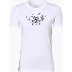 ARMEDANGELS - T-shirt damski – Lidaa Butterfly, beżowy. Brązowe t-shirty damskie marki ARMEDANGELS, s, z haftami, eleganckie, bez kołnierzyka. Za 179,95 zł.
