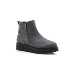 Botki MTNG BOTINES ANTIL DARCK GREY. Szare botki damskie mtng, bez obcasa, bez zapięcia. Za 185,09 zł.