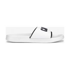 Calvin Klein Kapcie Biały. Białe kapcie damskie Calvin Klein, z materiału. Za 185,95 zł.