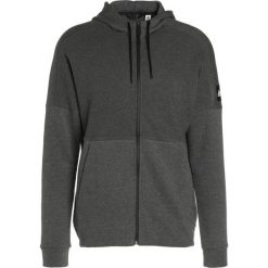 Bluzy męskie: adidas Performance Bluza rozpinana darkgreyheather