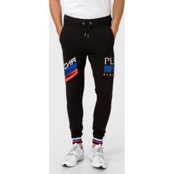 Philipp Plein Sport Statement Spodnie dresowe Czarny. Czarne spodnie męskie Philipp Plein Sport, l, bez wzorów, z elastanu, sportowe. Za 1136,95 zł.