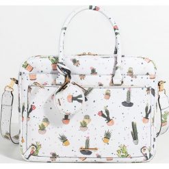 Parfois - Torebka. Szare torby na laptopa marki Parfois, w paski, ze skóry ekologicznej. W wyprzedaży za 119,90 zł.
