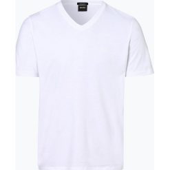 BOSS - T-shirt męski – Canistro 80, biały. Białe t-shirty męskie Boss, m, z nadrukiem, z bawełny, bez kołnierzyka. Za 219,95 zł.