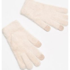 Rękawiczki - Beżowy. Brązowe rękawiczki damskie Cropp, bez wzorów. Za 19,99 zł.