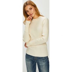 Vero Moda - Sweter. Białe swetry klasyczne damskie marki Vero Moda, s, z bawełny. W wyprzedaży za 99,90 zł.