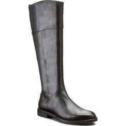 Oficerki VAGABOND - Amina 4203-401-20 Black. Czarne buty zimowe damskie Vagabond, z materiału, przed kolano, na wysokim obcasie, na obcasie. W wyprzedaży za 409,00 zł.