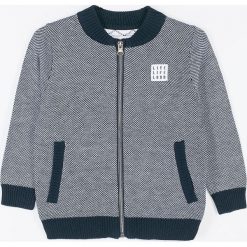 Coccodrillo - Sweter dziecięcy 98-122 cm. Niebieskie swetry chłopięce COCCODRILLO, bez wzorów, z dzianiny, bez kaptura. Za 79,90 zł.