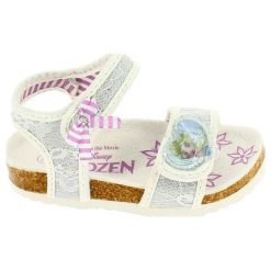 Disney By Arnetta Sandały Dziewczęce Frozen 31 Biały. Białe sandały dziewczęce Disney By Arnetta, bez zapięcia. Za 85,00 zł.