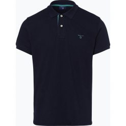 Gant - Męska koszulka polo, niebieski. Niebieskie koszulki męskie GANT, xl, bez wzorów, polo, bez rękawów. Za 349,95 zł.