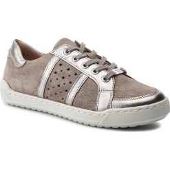 Sneakersy CAPRICE - 9-23651-22 Taupe Spark.Co 360. Szare półbuty damskie Caprice, ze skóry. W wyprzedaży za 189,00 zł.