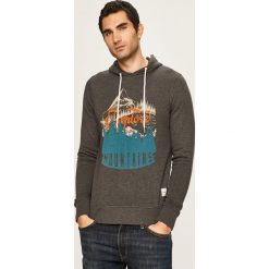 Produkt by Jack & Jones - Bluza. Szare bluzy męskie PRODUKT by Jack & Jones, s, z nadrukiem, z bawełny, z kapturem, bez rękawów, z kapturem. W wyprzedaży za 79,90 zł.