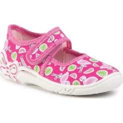 Kapcie SUPERFIT - 6-00288-55 M Pink. Różowe sandały dziewczęce Superfit, z tworzywa sztucznego, bez zapięcia. Za 109,00 zł.