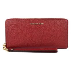 Michael Kors portfel damski czerwony. Czerwone portfele damskie Michael Kors, bez wzorów. Za 699,00 zł.
