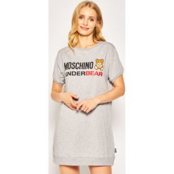 Sukienka codzienna Moschino Underwear & Swim 1916 9003. Szare sukienki damskie Moschino Underwear & Swim, na co dzień, m, bez wzorów, z elastanu, bez kołnierzyka, bez rękawów, proste. W wyprzedaży za 409,00 zł.