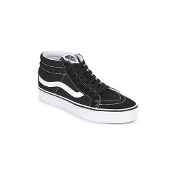 Buty Vans SK8-MID REISSUE. Czarne trampki i tenisówki damskie marki Vans, bez wzorów, bez zapięcia. Za 349,00 zł.