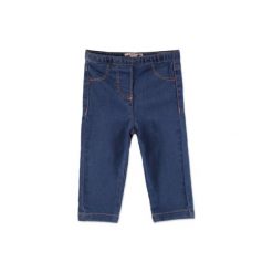 ESPRIT Girls Spodnie Jeggings dark blue denim. Niebieskie spodnie chłopięce marki Esprit, z bawełny. Za 55,00 zł.