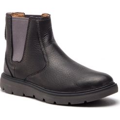 Sztyblety CLARKS - Un Map Up 261367877 Black Leather. Czarne sztyblety męskie Clarks, ze skóry, bez zapięcia. W wyprzedaży za 309,00 zł.