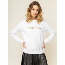 Bluza Escada Sport Elezera 5032456. Białe bluzy sportowe damskie Escada Sport, xl, bez wzorów, z bawełny, bez rękawów, bez kaptura. W wyprzedaży za 679,00 zł.