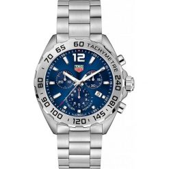 ZEGAREK TAG HEUER FORMULA 1 CAZ101K.BA0842. Niebieskie zegarki męskie marki TAG HEUER, ze stali. Za 6290,00 zł.