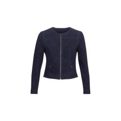 Kurtki skórzane Vero Moda VMMANON. Niebieskie kurtki damskie Vero Moda, s, bez wzorów, bez kaptura. Za 319,20 zł.