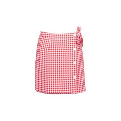 Spódnice krótkie Betty London KRAKAV. Czerwone spódniczki damskie Betty London, s, bez wzorów, krótkie, mini. Za 89,40 zł.