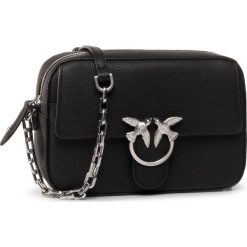 Torebka PINKO - Square Simply Cl PE 20 PLTT 1P21QZ Y65Z Black Z99. Czarne listonoszki damskie Pinko, bez wzorów, ze skóry, bez dodatków. Za 1139,00 zł.