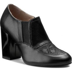 Creepersy damskie: Półbuty ANN MEX - 7632 01S+01JD Czarny