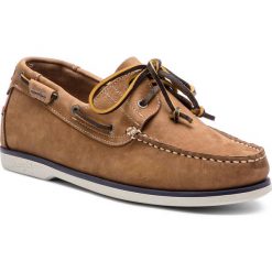 Mokasyny WRANGLER - Ocean Leather WM171120 Tdm 108. Pomarańczowe mokasyny męskie Wrangler, na co dzień, bez wzorów, ze skóry, eleganckie, bez zapięcia. W wyprzedaży za 239,00 zł.