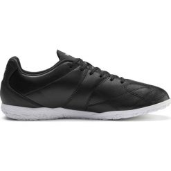 Buty halowe Puma King Hero It M 105673 01. Czarne buty sportowe męskie Puma, z gumy, na sznurówki, do piłki nożnej. W wyprzedaży za 269,00 zł.
