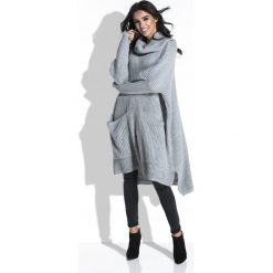 Sweter F445. Swetry damskie Tagless, uniwersalny, bez wzorów, z długim rękawem. Za 180,50 zł.