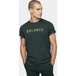 T-shirt męski TSM606 - ciemny granat - Outhorn. Pomarańczowe koszulki męskie Outhorn, m, bez wzorów, bez kołnierzyka, bez rękawów. Za 39,99 zł.
