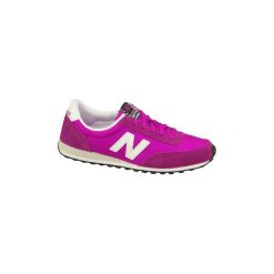 Trampki New Balance WL410VIA. Różowe trampki i tenisówki damskie marki New Balance, bez wzorów, bez zapięcia. Za 269,99 zł.