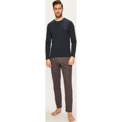 Emporio Armani - Piżama. Szare piżamy męskie Emporio Armani, m, bez wzorów, z elastanu, bez rękawów. W wyprzedaży za 349,90 zł.