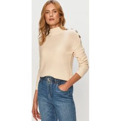Brave Soul - Sweter. Białe swetry damskie Brave Soul, s, bez wzorów, z dzianiny, bez rękawów, bez kaptura. Za 79,90 zł.