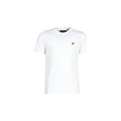 T-shirty z krótkim rękawem Lyle Scott FAFARLITE. Białe t-shirty męskie marki Lyle & Scott, s, bez wzorów, bez kołnierzyka, krótkie. Za 129,00 zł.