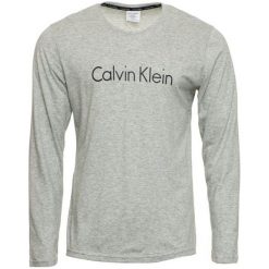 Calvin Klein koszulka męska L szara. Szare koszulki męskie Calvin Klein, m, bez wzorów, bez kołnierzyka, z długim rękawem, długie. Za 189,00 zł.