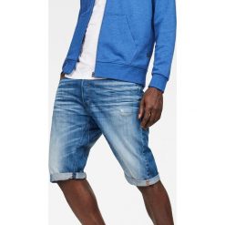 G-Star Raw - Szorty Arc. Niebieskie spodenki i szorty męskie G-Star RAW, bez wzorów, z bawełny, retro. W wyprzedaży za 299,90 zł.