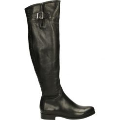 Kozaki - 518-16 S-C NE. Czarne buty zimowe damskie Venezia, ze skóry. Za 399,00 zł.