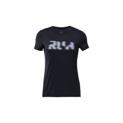 T-shirty z krótkim rękawem Reebok Sport Koszulka Running ACTIVCHILL. Czarne topy sportowe damskie marki Reebok Sport, s, bez wzorów, bez kołnierzyka, z krótkim rękawem, krótkie, bez kaptura. Za 149,00 zł.