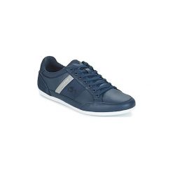Buty Lacoste CHAYMON 318 3 US. Niebieskie trampki męskie marki Lacoste, bez wzorów, bez zapięcia. Za 423,20 zł.
